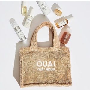 terry towel mini tote bag